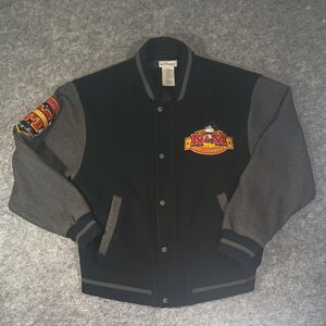 Vintage Disney Varsity Mickey Mouse Jacket Size Medium All American Champ Style